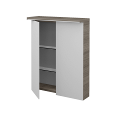 Dřevojas - Dvoudvéřová galerka ASTON GA2OE 60 - D03 Cafe (135188)