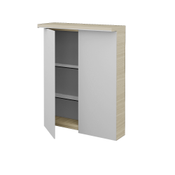 Dřevojas - Dvoudvéřová galerka ASTON GA2OE 60 - D04 Dub (135195)