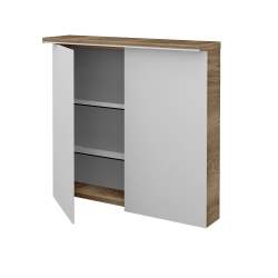 Dřevojas - Dvoudveřová galerka ASTON GA2OE 80 - D21 Tobacco (327606)