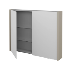 Dřevojas - Dvoudveřová galerka ENZO GA2OE 100 - M05 Béžová mat (148140)