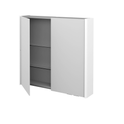 Dřevojas - Dvoudvéřová galerka ENZO GA2OE 80 - M01 Bílá mat (187996)