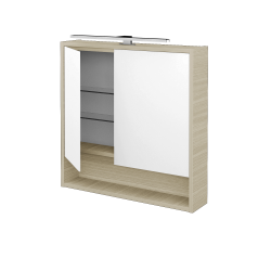 Dřevojas - Dvoudveřová galerka FOCUS GA2NOE 70 - D04 Dub (283681)