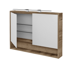 Dřevojas - Dvoudveřová galerka FOCUS GA2OE 100 - D21 Tobacco (284305)