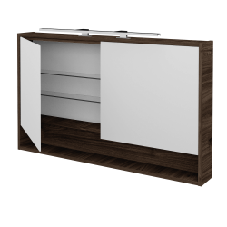 Dřevojas - Dvoudveřová galerka FOCUS GA2OE 120 - D25 Teak (466343)