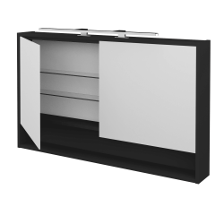 Dřevojas - Dvoudveřová galerka FOCUS GA2OE 120 - N03 Graphite (284640)