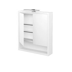 Dřevojas - Dvoudveřová galerka FOCUS GA2OE 60 - M01 Bílá mat (283575)