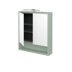 Dřevojas - Dvoudveřová galerka FOCUS GA2OE 60 - M20 Mint grey mat (514600)
