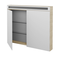 Dřevojas - Dvoudvéřová galerka MAX GA2O 100 - D04 Dub (141745)