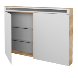 Dřevojas - Dvoudveřová galerka MAX GA2O 120 - D15 Nebraska (238292)