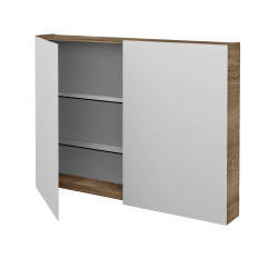 Dřevojas - Dvoudveřová galerka PREMIUM GA2E 100 - D21 Tobacco (282585)