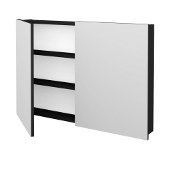 Dřevojas - Dvoudveřová galerka Q GA2 100 - L03 Antracit vysoký lesk (236359)