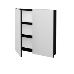 Dřevojas - Dvoudveřová galerka Q GA2 70 - M17 Černá mat (467050)