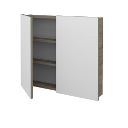 Dřevojas - Dvoudveřová galerka Q GA2 80 - D03 Cafe (136512)