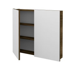 Dřevojas - Dvoudveřová galerka Q GA2 80 - D21 Tobacco (281885)