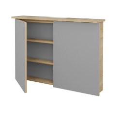 Dřevojas - Dvoudveřová galerka SANI GA2O 100 - D15 Nebraska (236984)