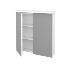 Dřevojas - Dvoudveřová galerka SANI GA2O 70 - M01 Bílá mat (236816)