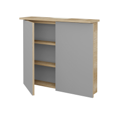 Dřevojas - Dvoudveřová galerka SANI GA2O 80 - D15 Nebraska (236878)