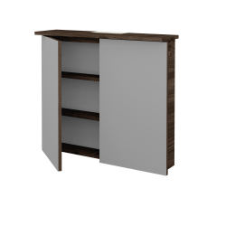 Dřevojas - Dvoudveřová galerka SANI GA2O 80 - D25 Teak (466688)