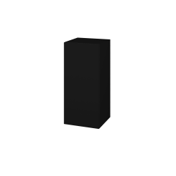 Dřevojas - Horní skříňka DOS SYD 35 - M17 Černá mat / Bez úchytky T31 / M17 Černá mat / Levé (461287D)