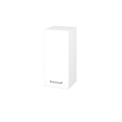 Dřevojas - Horní skříňka DOS SYD 35 - N01 Bílá lesk / Úchytka T01 / L01 Bílá vysoký lesk / Levé (156817A)