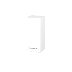 Dřevojas - Horní skříňka DOS SYD 35 - N01 Bílá lesk / Úchytka T04 / L01 Bílá vysoký lesk / Levé (156817E)