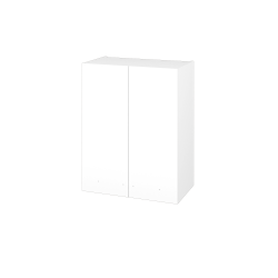 Dřevojas - Horní skříňka DOS SYD2 60 - N01 Bílá lesk / Bez úchytky T31 / L01 Bílá vysoký lesk (355555D)