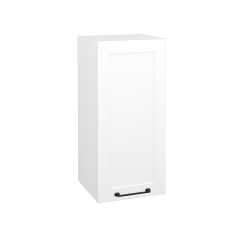 Dřevojas - Horní skříňka PORTO SYD 35 - N01 Bílá lesk / Úchytka T37 / M01 Bílá mat / Pravé (569532OP)