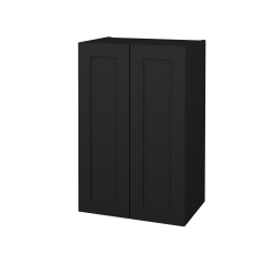 Dřevojas - Horní skříňka PORTO SYD2 50 - L03 Antracit vysoký lesk / Úchytka T00 (bez úchytky) / L03 Antracit vysoký lesk (567095X)