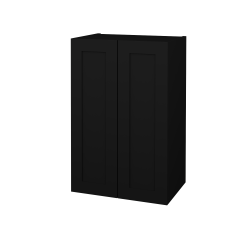 Dřevojas - Horní skříňka PORTO SYD2 50 - L17 Černá vysoký lesk / Úchytka T00 (bez úchytky) / L17 Černá vysoký lesk (567071X)