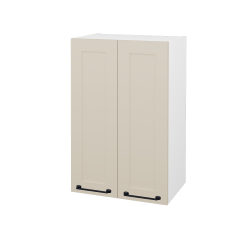 Dřevojas - Horní skříňka PORTO SYD2 50 - N01 Bílá lesk / Úchytka T37 / M19 Cream mat (566258O)