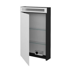Dřevojas - Jednodveřová galerka AIR GAOE 50 - N03 Graphite / Levé (238728L)