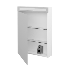 Dřevojas - Jednodveřová galerka AIR GAOE 60 - M01 Bílá mat / Levé (238827)