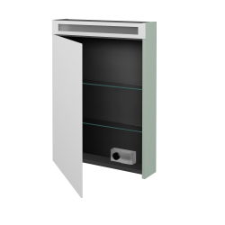 Dřevojas - Jednodveřová galerka AIR GAOE 60 - M20 Mint grey mat / Levé (513863L)
