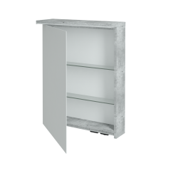 Dřevojas - Jednodveřová galerka ASTON GAOE 60 - M01 Bílá mat / Levé (240981)