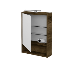 Dřevojas - Jednodveřová galerka FOCUS GAOE 50 - D21 Tobacco / Levé (283032)