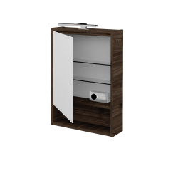 Dřevojas - Jednodveřová galerka FOCUS GAOE 50 - D25 Teak / Levé (465803L)