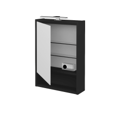 Dřevojas - Jednodveřová galerka FOCUS GAOE 50 - N03 Graphite / Levé (283117L)