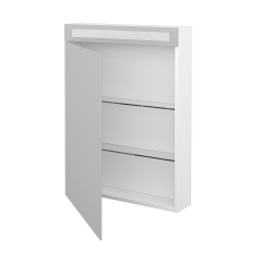 Dřevojas - Jednodvéřová galerka MAX GAO 60 - N01 Bílá lesk / Levé (69127)