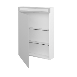 Dřevojas - Jednodvéřová galerka MAX GAO 60 - N01 Bílá lesk / Pravé (69127P)