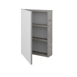 Dřevojas - Jednodveřová galerka Q GA 50 - M17 Černá mat / Levé (466893)