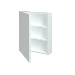 Dřevojas - Jednodveřová galerka Q GA 60 - N01 Bílá lesk / Pravé (29015P)