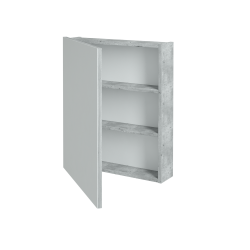 Dřevojas - Jednodveřová galerka Q GA 60 - N03 Graphite / Levé (236069)