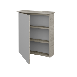 Dřevojas - Jednodveřová galerka SANI GAO 60 - D05 Oregon / Levé (136925)