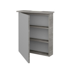 Dřevojas - Jednodveřová galerka SANI GAO 60 - D21 Tobacco / Levé (282042)