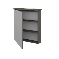 Dřevojas - Jednodveřová galerka SANI GAO 60 - N06 Lava / Levé (236731)