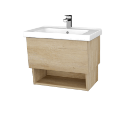 Dřevojas - Koupelnová skříňka INVENCE SZZO 65 (umyvadlo Harmonia) - D15 Nebraska / D15 Nebraska (175993)