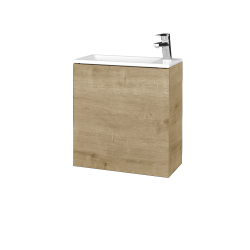 Dřevojas - Koupelnová skříňka VARIANTE SZD 50 umyvadlo Zoom - D09 Arlington / D09 Arlington / Levé (327767)