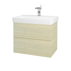 Dřevojas - Koupelnová skříňka VARIANTE SZZ2 70 pro umyvadlo Laufen Pro S - D04 Dub / D04 Dub (163440)