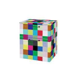 Dřevojas - Nízká skříň s košem na prádlo PORTO SNZ2K 50 - Individuální odstín dle RAL/NCS / Úchytka T37 / Individuální odstín dle RAL/NCS (568191O)