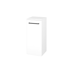 Dřevojas - Nízká skříňka DOS SND 35 - N01 Bílá lesk / Úchytka T06 / L01 Bílá vysoký lesk / Levé (22368H)